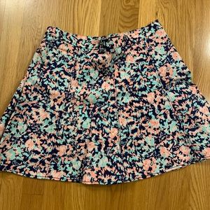 Club Monaco flower A-Line skirt